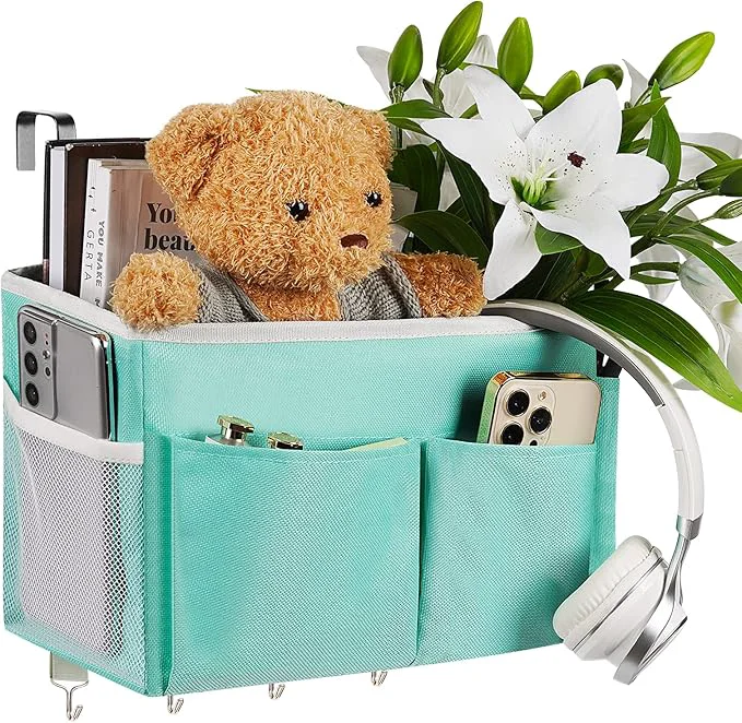 High-Grade Bedside Storage Organizer 5 Pockets High-End