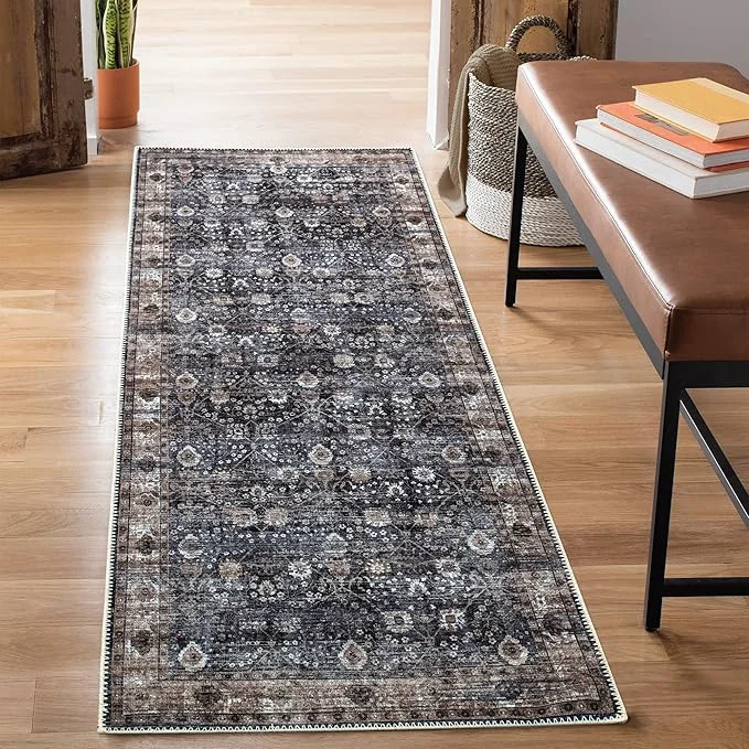 Excellent Bloom Rugs Washable Non-Slip 10 ft Runner Lightweight