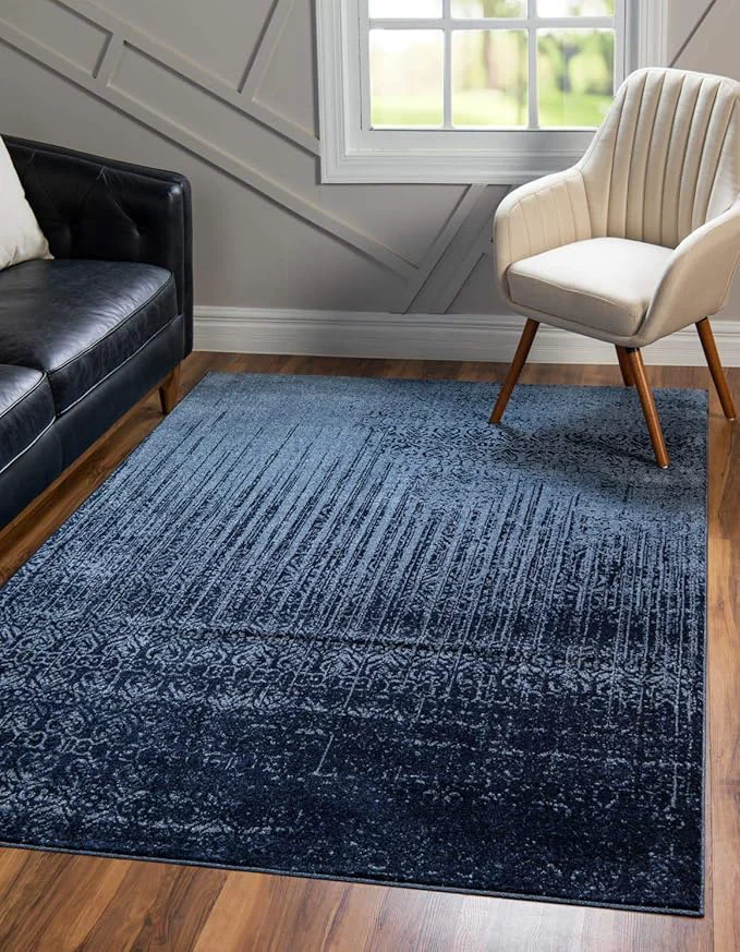 Durable Unique Loom Del Mar Collection Area Rug Fashionable