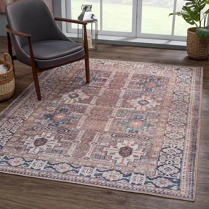 Classic Bloom Rugs Washable Non-Slip 2′ x 3′ Rug First-Class