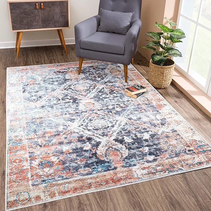 Proven Bloom Rugs Washable Non-Slip 6′ x 9′ Rug Certified