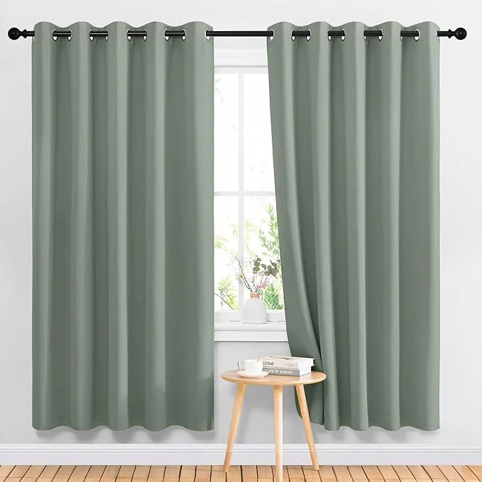 Comfortable NICETOWN Bedroom Blackout Curtains Fast