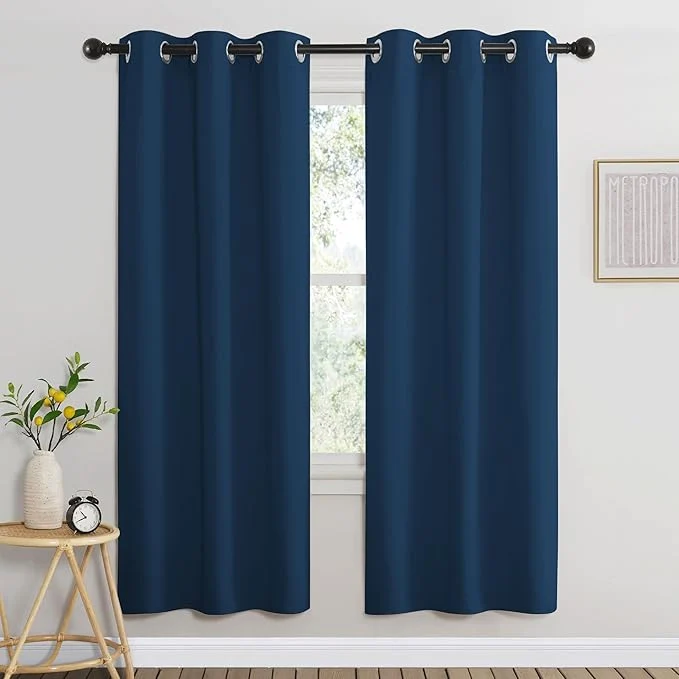 Refined NICETOWN Blackout Window Curtains 72 inches Long Thermal Insulated Grommet Durable