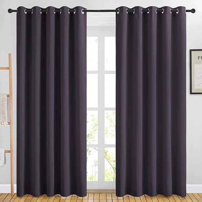 Classic NICETOWN Blackout Large Window Curtains 84 inches Long High-Grade