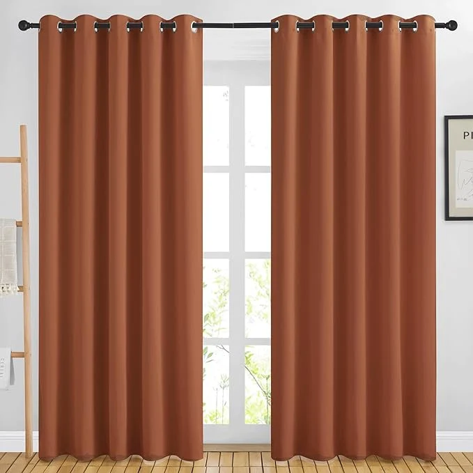Classic NICETOWN Blackout Large Window Curtains 84 inches Long Outstanding