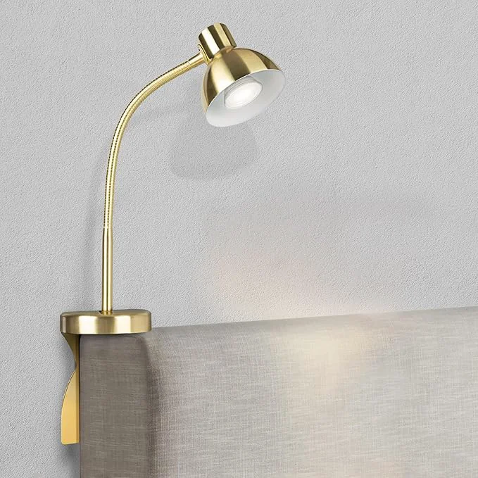 Genuine Solfres Patented Innovative Design Headboard Reading Light Pro. No Drilling Pure