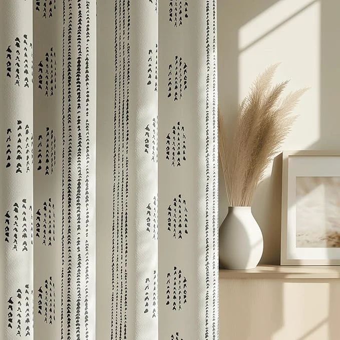 Detailed Boho Blackout Curtains 90 Inches Long Fine Crafted
