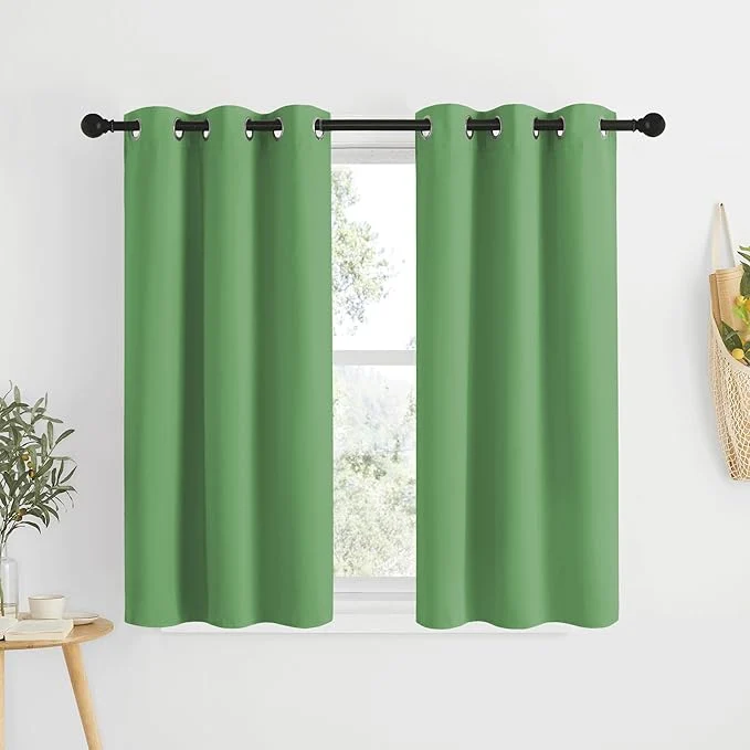 Practical NICETOWN Room Darkening Small Curtains 50 inches Length Outstanding