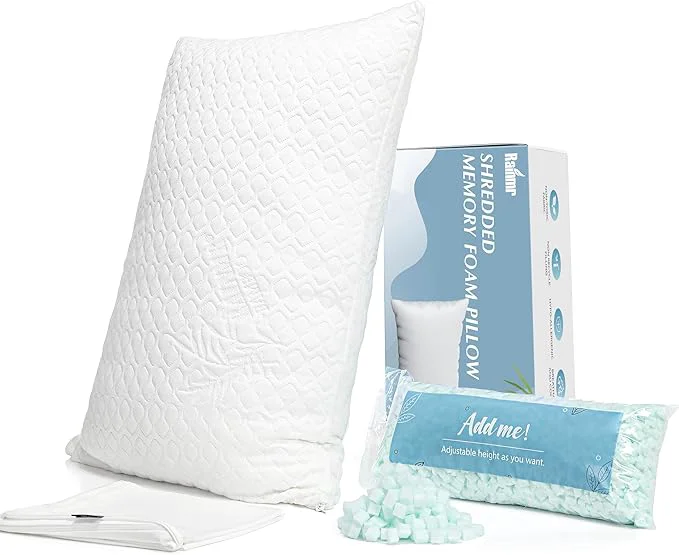 Verified Pillow King Size Memory Foam for Sleeping Bed Pillows Practical