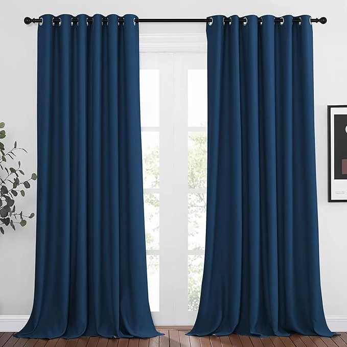 Clean NICETOWN Light Reducing Grommet Curtains Relaxed