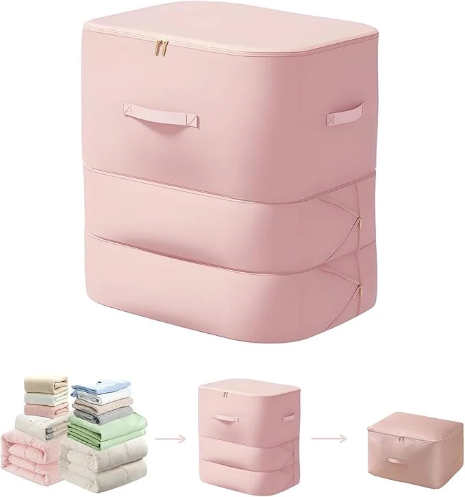 Refined Ultra Space Saving Self Compression Organizer 2025 New 3-Layer Zipper Large Trusted