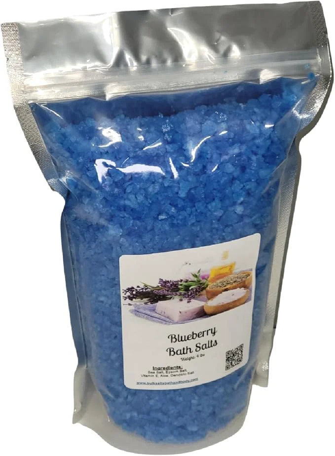 Safe Bath Salts 4lb Bag Choose Your Scent Epsom Salt Sea Salt Bathing Breathable
