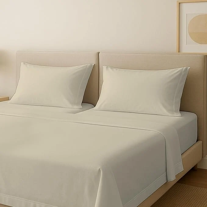 Powerful Carressa Linen Egyptian Cotton Split King Sheets Sets for Adjustable Bed – 600 Thread Count 5 PC Top Split King Sheets 16 quot Deep Pocket Soft Cooling Sheets for Split King Adjustable Bed – Sand Sophisticated