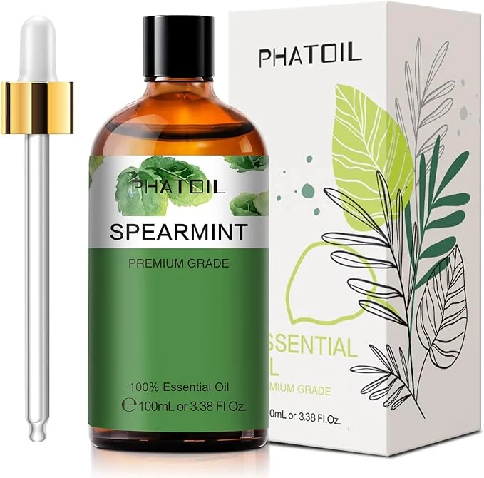 High-Quality Spearmint 3.38fl.oz Essential Oil PHATOIL Pure Aromatherapy Oils Authentic