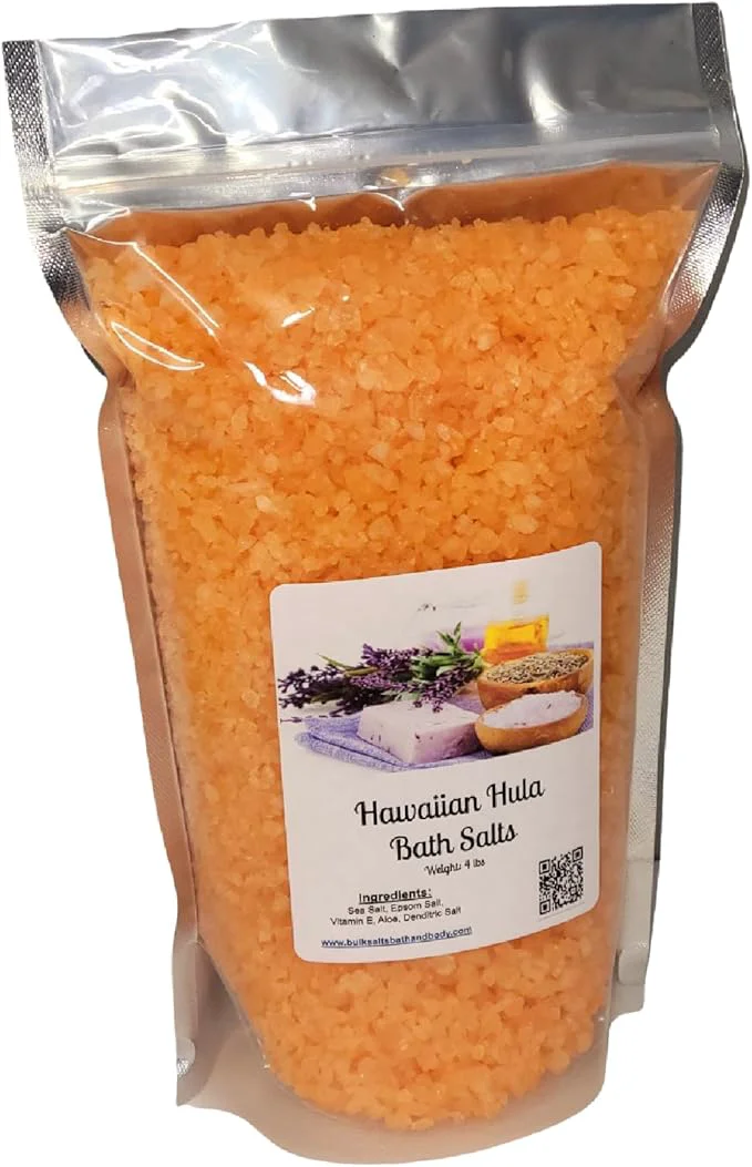 Professional Bath Salts 4lb Bag Choose Your Scent Epsom Salt Sea Salt Bathing Casual