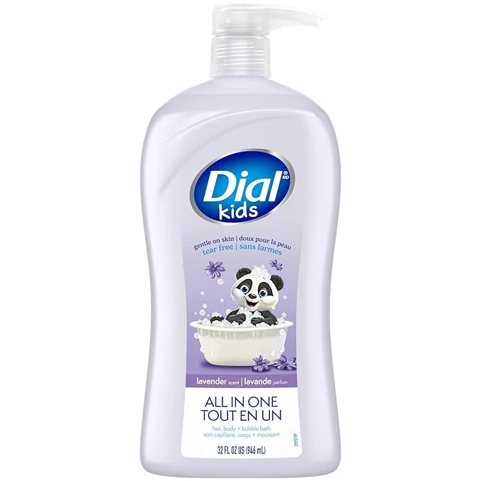 Fast Dial Kids All-in-1 Body Hair Bubble Bath Lavender Scent 32 Fl Oz Consistent