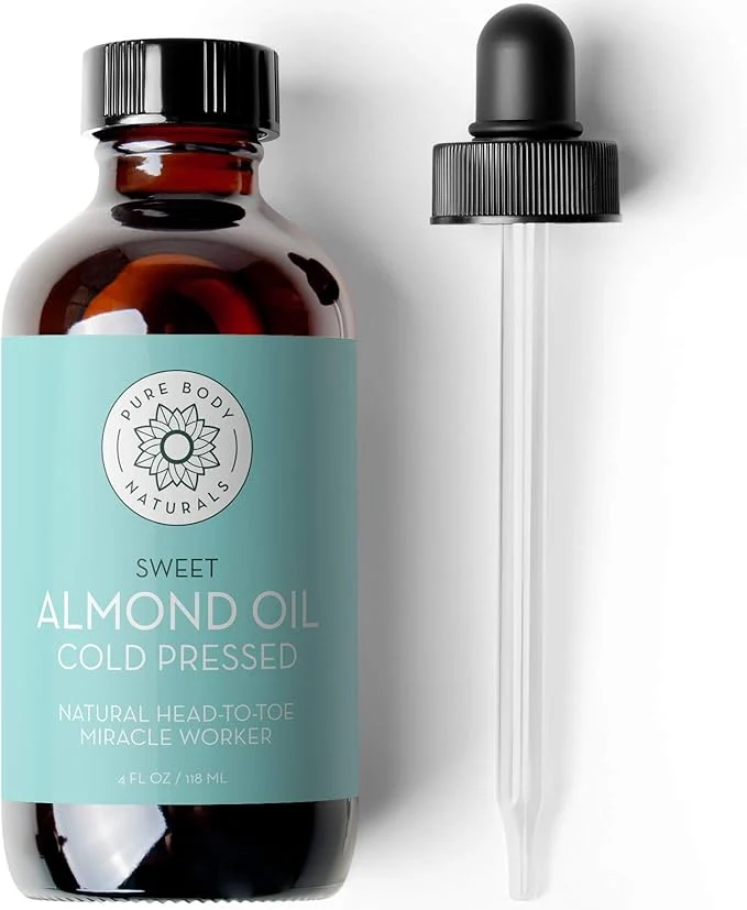 Genuine Pure Body Naturals Sweet Almond Oil 4 fl oz