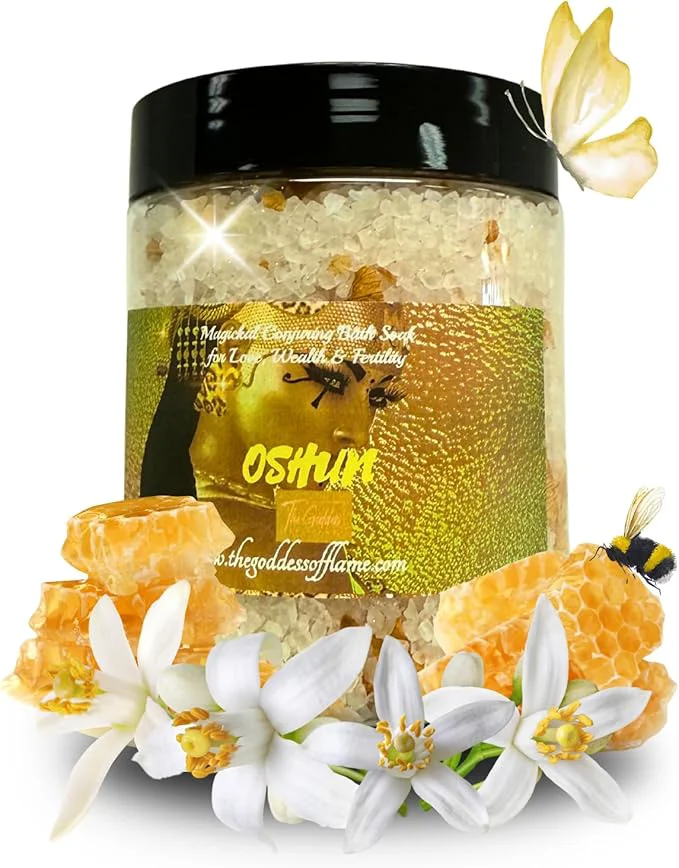 Selected Oshun Bath Salts – Spiritual Cleansing Ritual Bath Soak – Goddess of Love Reliable
