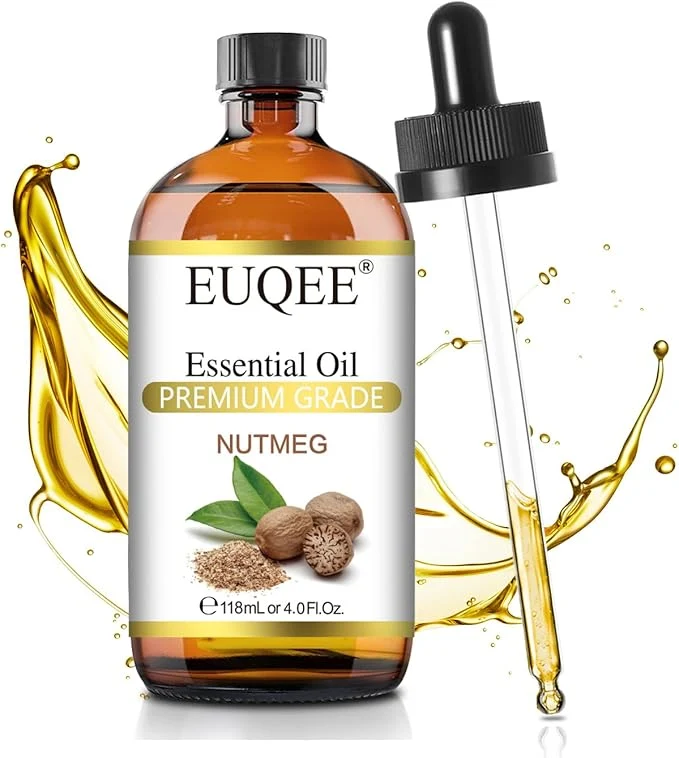 Advanced EUQEE Nutmeg Essential Oil 118ML Large Capacity Nutmeg Oil Premium Aromatherapy High-End