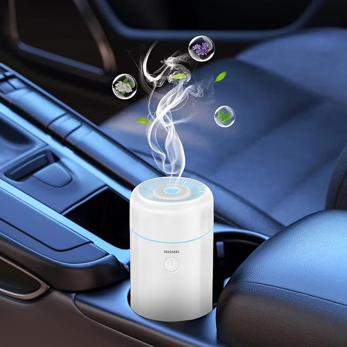 Practical SEEDSEEL 100ML Car Diffuser Humidifier Cool Mist Air Essential Oil Diffuser Healthy