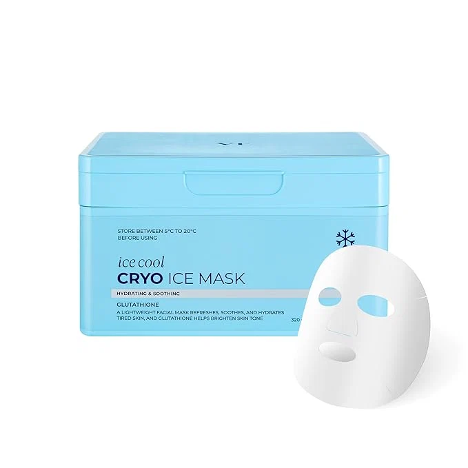 Minimalist VT COSMETICS Cryo Ice Cool Mask 30 Sheets Cooling De-Puffing Daily Sheet Contemporary