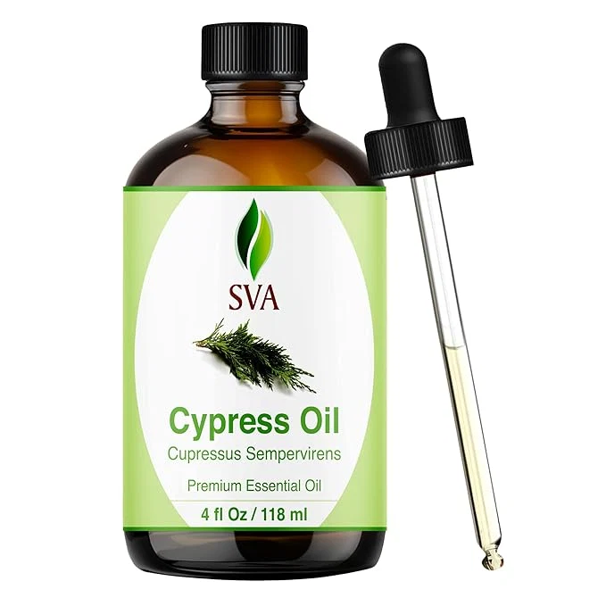 Dependable SVA Cypress Essential Oil – 4 Fl Oz – Natural Cypress Oil Next-Generation