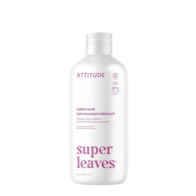 Certified ATTITUDE Bubble Bath EWG Plant and Mineral-Based Dermatologically User-Friendly