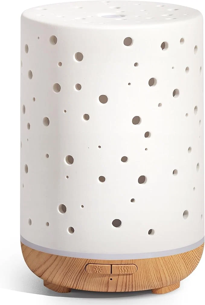 Enhanced InnoGear Essential Oil Diffuser 150ml Ceramic Ultrasonic Air Humidifier Cool Artisan