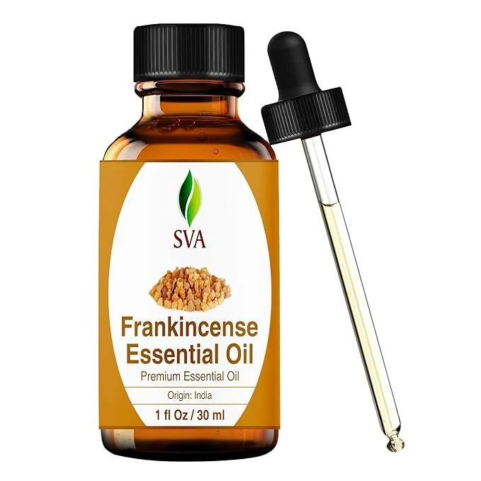 Lightweight SVA Frankincense Essential Oil – 1 Fl Oz – Natural Boswellia Serrata Oil Certified