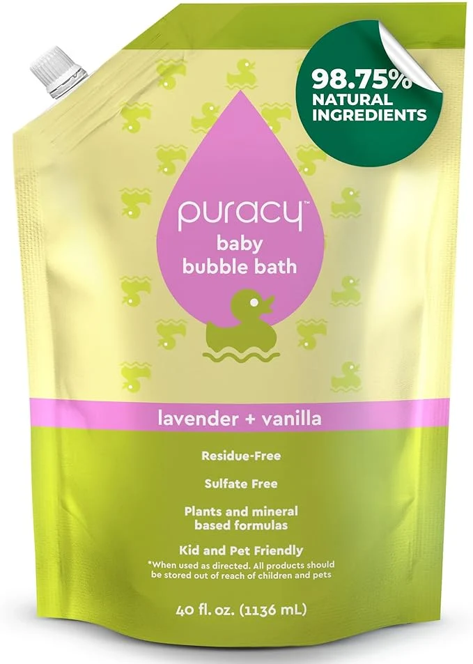 Traditional Puracy Bubble Bath for Children Gently Scented First-Class