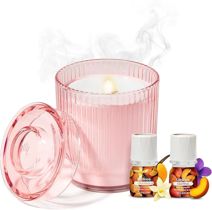 Superior Lifelines Flameless Candle Aromatherapy Essential Oil Diffuser Lightweight