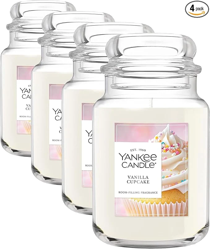 Reliable Yankee Candle Vanilla Cupcake Scented Candle 22oz Large Jar Sustainable