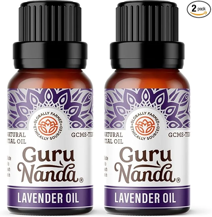 Environmentally Friendly GuruNanda Lavender Essential Oil Pure Natural Undiluted Aromatherapy Original Design