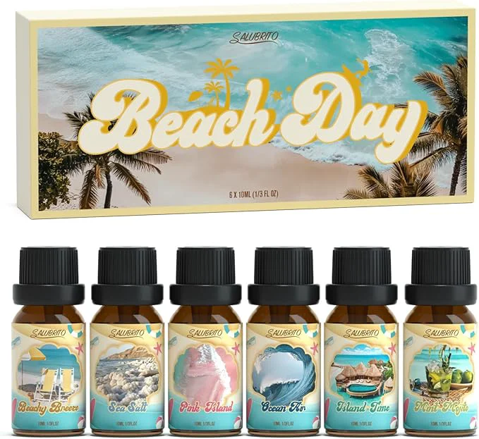 Solid SALUBRITO Beach Fragrance Oils Set Summer Essential Oils Excellent