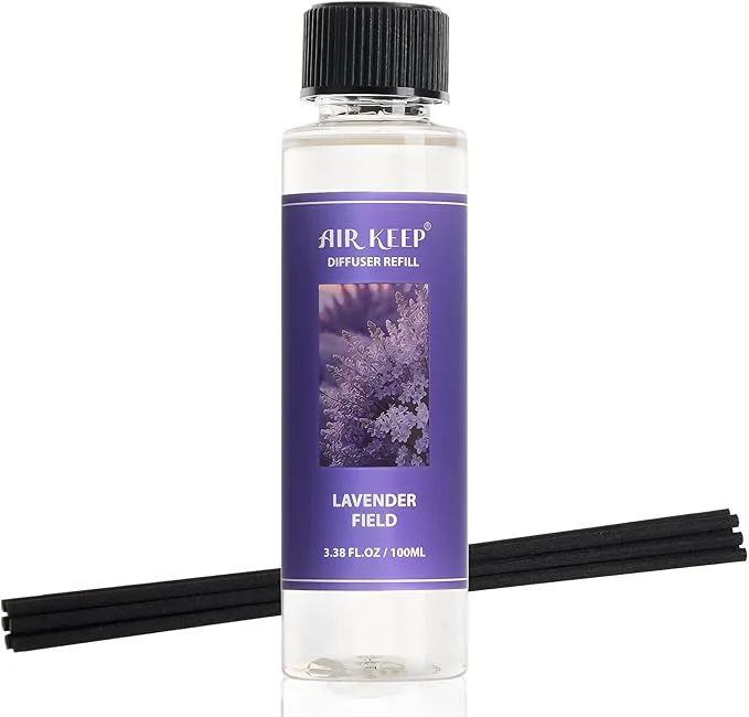 Responsible Airkeep Reed Diffuser Oil Refill Lavender Field 3.38 oz 1 Pack Air Freshener Casual