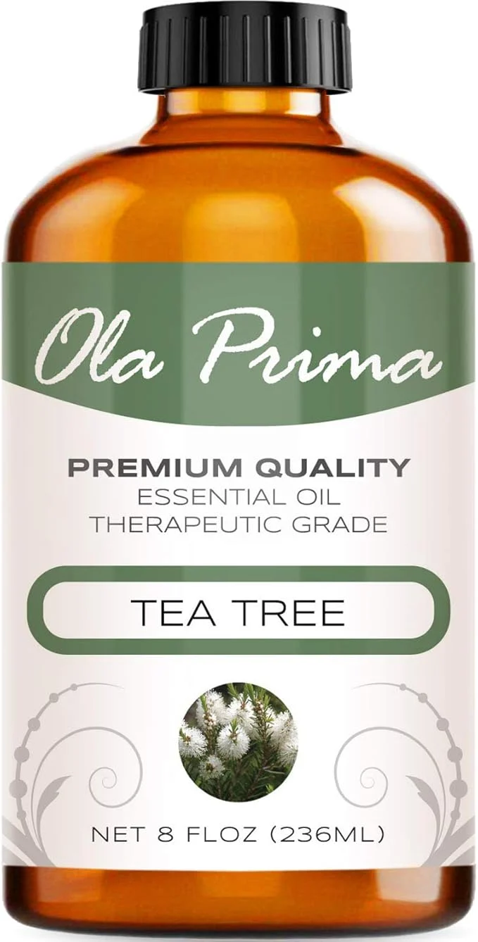 Expertly Made Ola Prima Tea Tree Essential Oil 8oz Pure Bulk Solid