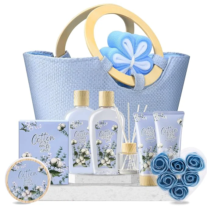 Reusable Spa Luxetique Gifts Baskets for Women Bath Sets Responsible