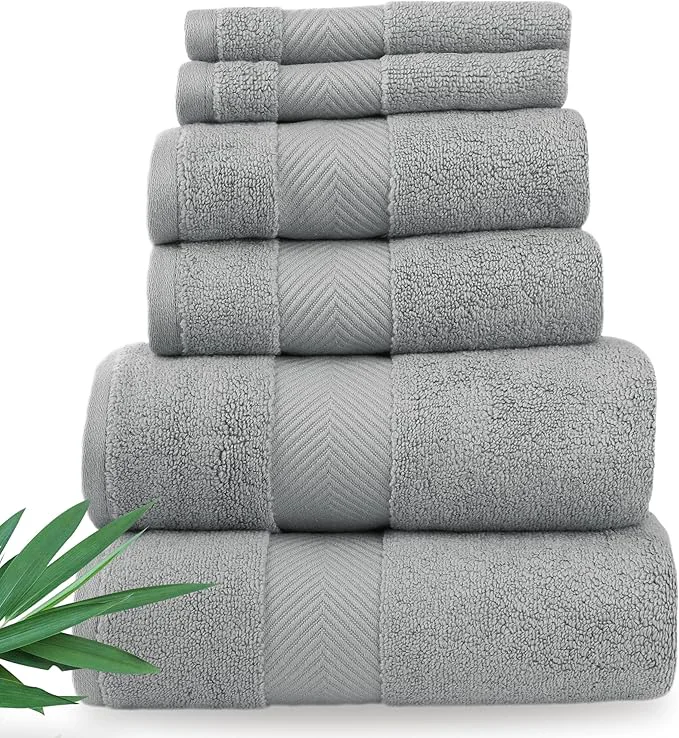 Easy-to-Use Alusa Home Ultra Soft Plush Viscose from Bamboo Bath Towels Artisan