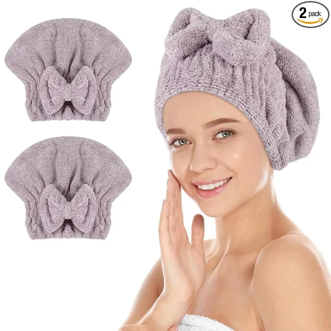 Premium SUNLAND Large Microfiber Hair Drying Caps Responsible