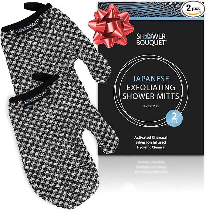 Casual Japanese Exfoliating Mitt 2-Pack Recyclable