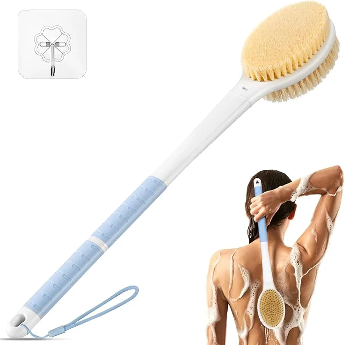 Healthy Back Scrubber Body Shower Brush Anti Slip Long Handle Bath Brush Premium
