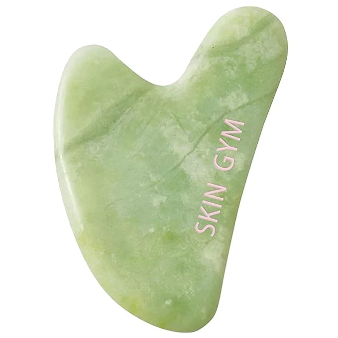 High-End SKIN GYM Jade Sculpty Heart Gua Sha Tool Heart-Shaped Facial Massage Tool Exceptional