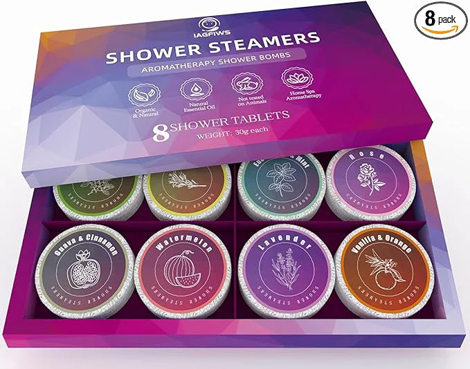 Comfortable Shower Steamers Aromatherapy Basket Set Contemporary