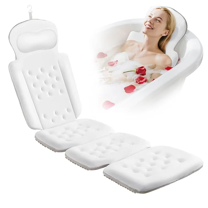 Healthy Full Body Bath Pillow Luxury Bath Cushion Reusable