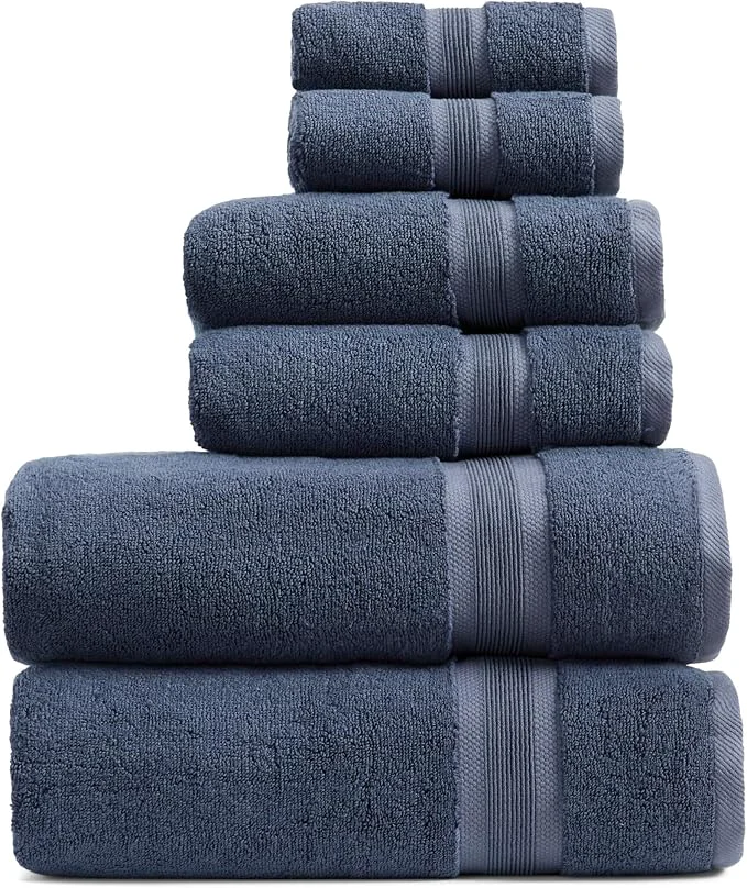 Soft Springtree Home Luxury Viscose from Bamboo Bath Towel Set 6 Piece Set 35 Contemporary