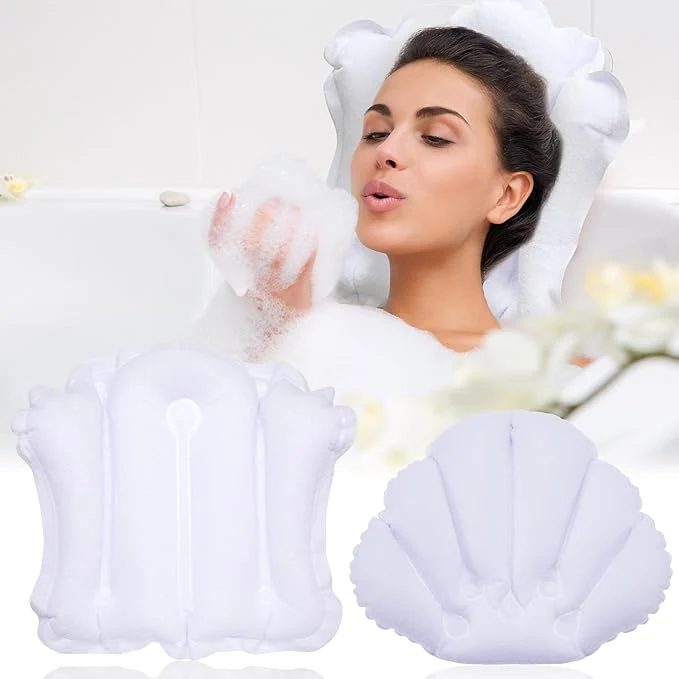 Breathable Jetec 2 Pcs Inflatable Bath Pillow Outstanding