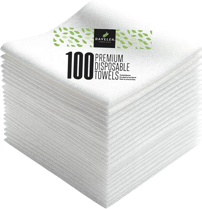 Powerful DAVELEN Disposable Large Luxury Towels Spa and Salon Quality Softness Outstanding