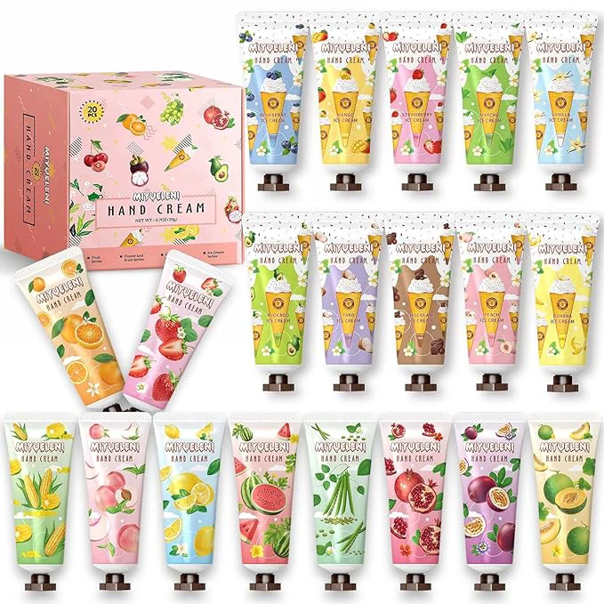 Clean 20 Pack Hand Cream Gift Set Mothers Day Gifts Moisturizing Hand Lotion Travel Solid