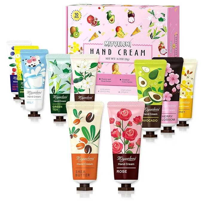 Enhanced 10 Pack Hand Cream Gift Set Mothers Day Gifts Moisturizing Hand Lotion Travel High-End