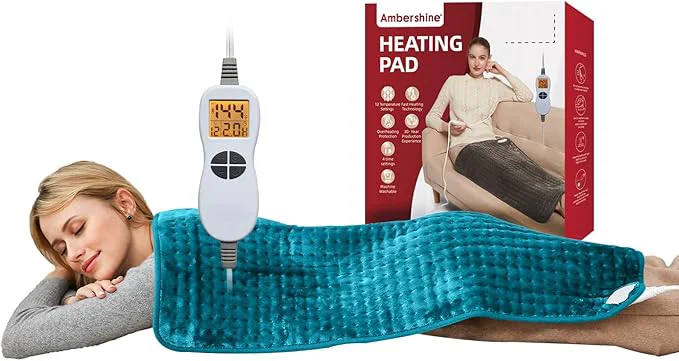 Pure Ambershine 17”x33” XXXL King Size Heating Pad Effective